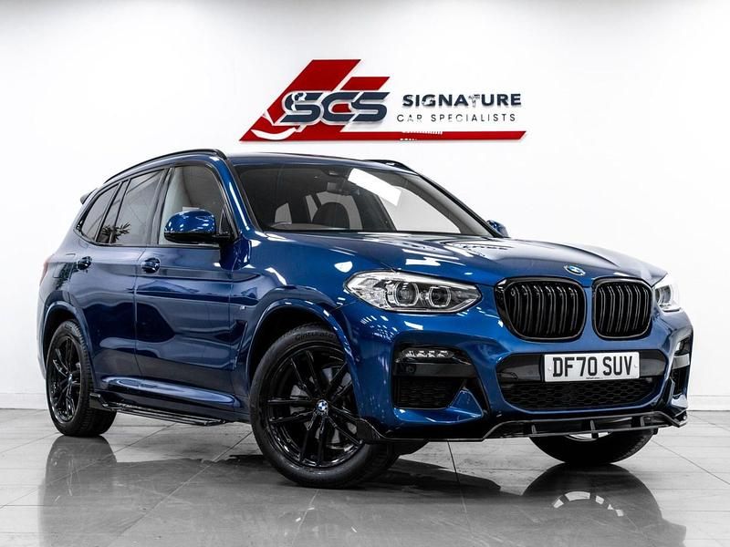 Blue Used 2021 BMW X3 M Sport SUV | £29,495 (Good price) - Image 1/3