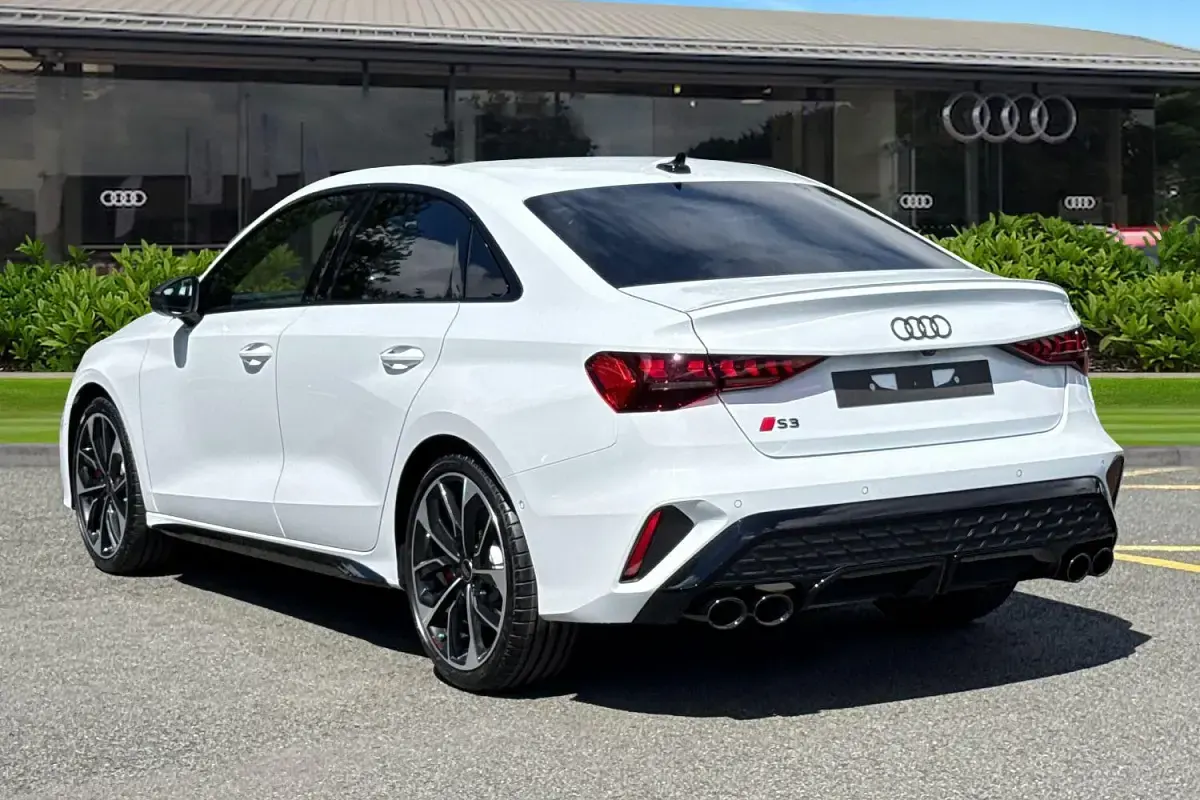 New Audi S3 Black Edition 333 HP (244 kW) 2026 White Sedan
