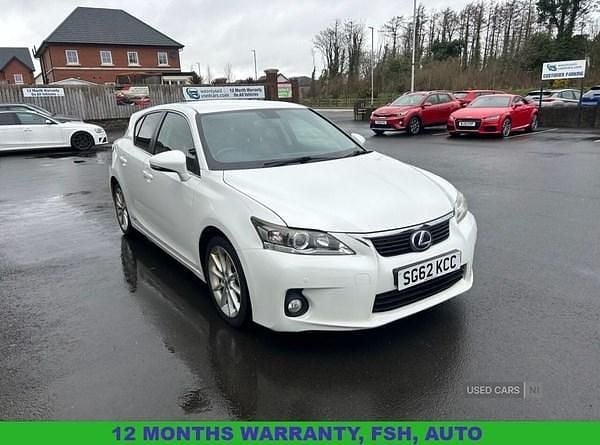 Used Lexus CT200h 2012 White Hatchback
