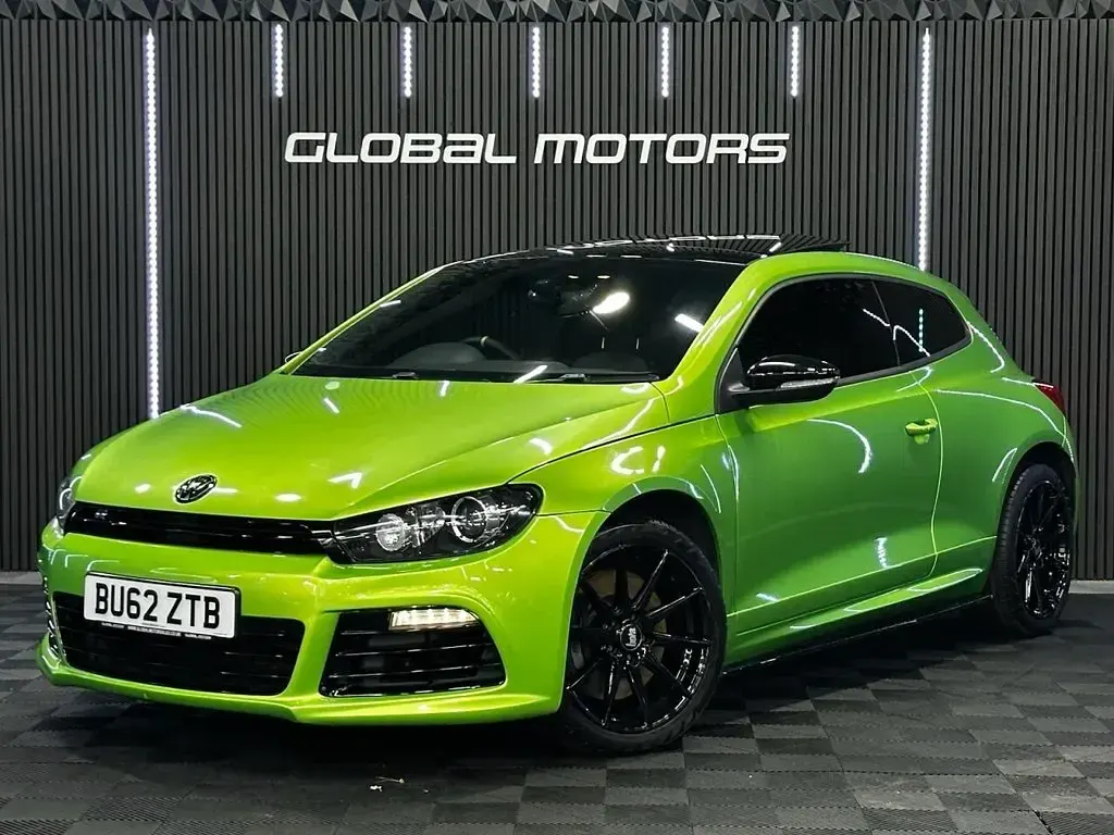 Used VW Scirocco R 265 HP (194 kW) 2012 Green Coupe