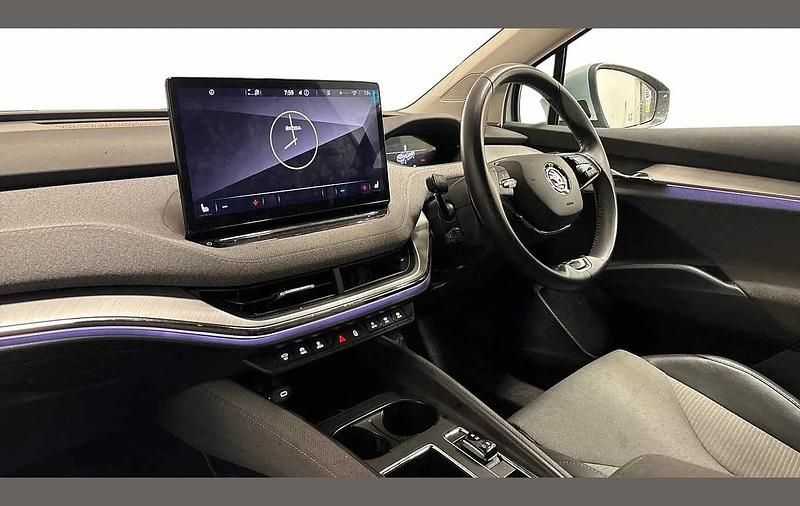 Used Skoda Enyaq iV ecoSuite 150 kW (204 HP) 2022 Arctic silver metallic SUV
