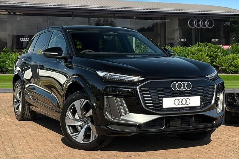 Black New 2025 Audi Q6 e-tron S-Line SUV | £60,780 (Super price) - Image 1/4