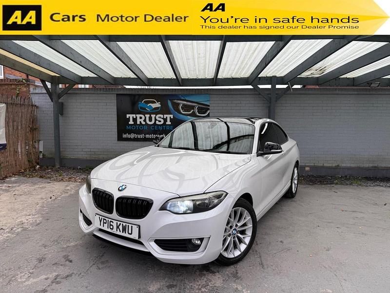 White Used 2016 BMW 218 Comfort Edition Coupe | £6,590 (Good price) - Image 1/3
