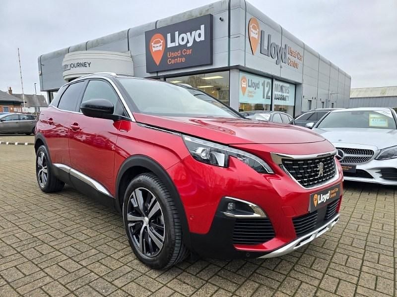 Red Used 2019 Peugeot 3008 GT-line Estate | £15,495 (Fair price) - Image 1/3