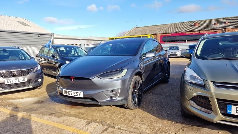 Used Tesla Model X 448 kW (610 HP) 2017 Silver SUV