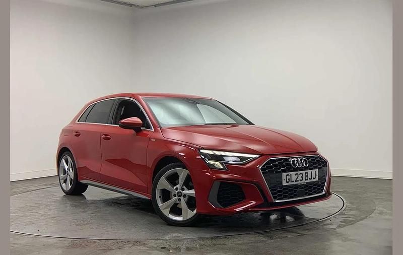 Used Audi A3 S-Line 147 HP (108 kW) 2023 Red Hatchback