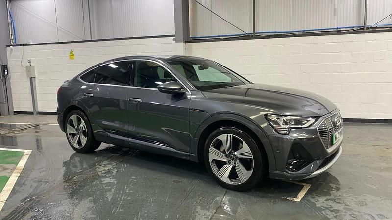 Grey Used 2022 Audi e-tron S-Line SUV | £22,277 (Good price) - Image 1/3