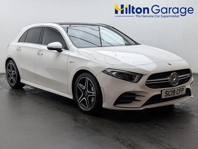 White Used 2019 Mercedes A35 AMG Premium Plus Hatchback | £22,050 (Fair price) - Image 1/4