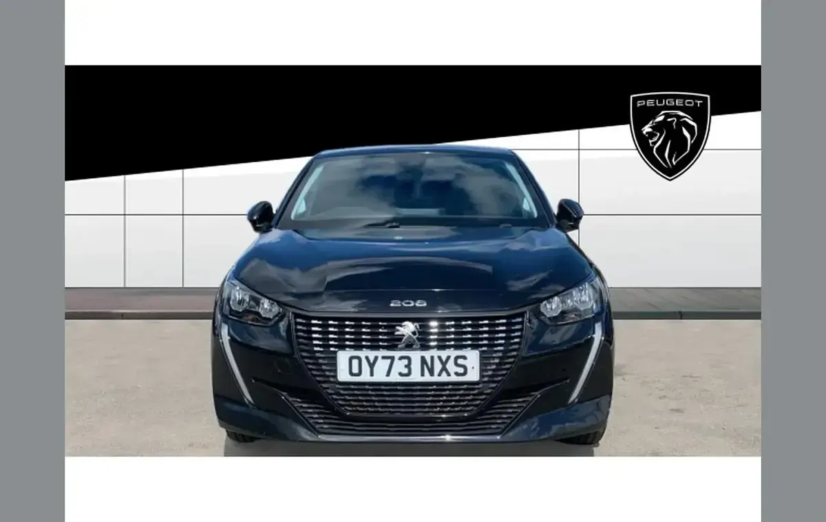 Used Peugeot 208 Active+ 102 HP (75 kW) 2023 Black Hatchback