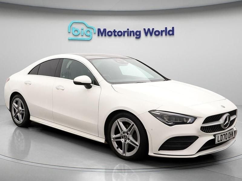 White Used 2020 Mercedes CLA180 AMG line Sedan | £19,345 (Fair price) - Image 1/4