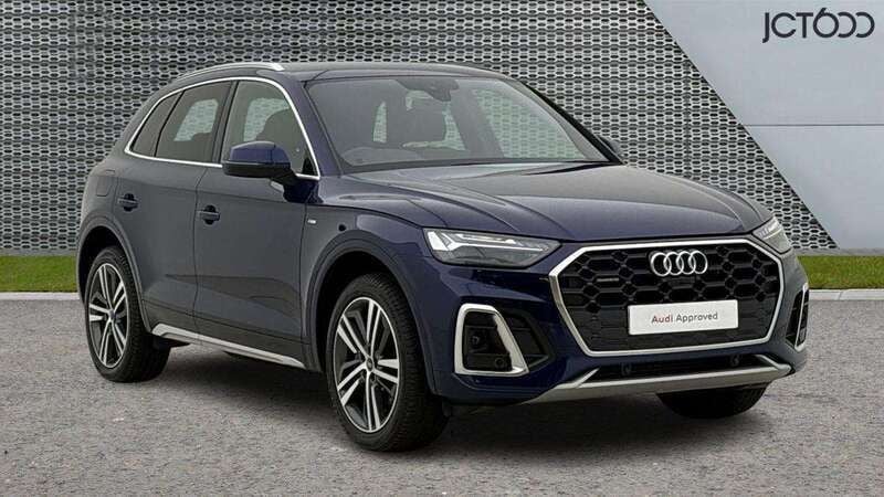 Blue Used 2020 Audi Q5 S-Line SUV | £28,792 (Expensive) - Image 1/4
