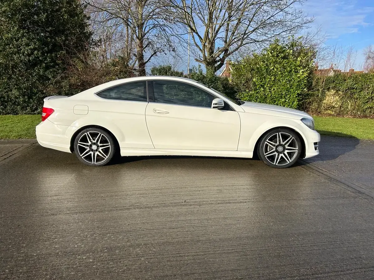 Used Mercedes C180 AMG 2013 White Coupe