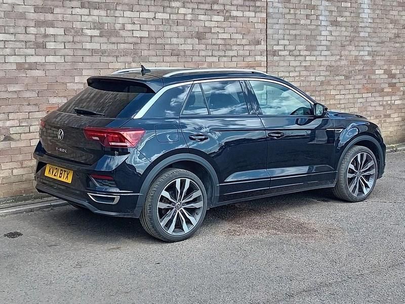 Used VW T-Roc R-line 150 HP (110 kW) 2021 Black SUV