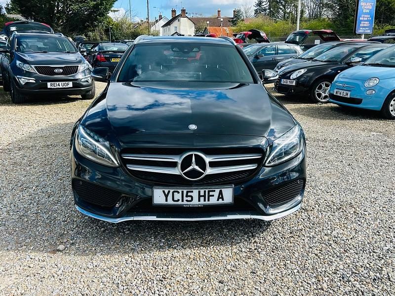 Used Mercedes C300 AMG Line Premium Plus 231 HP (169 kW) 2015 Black Estate