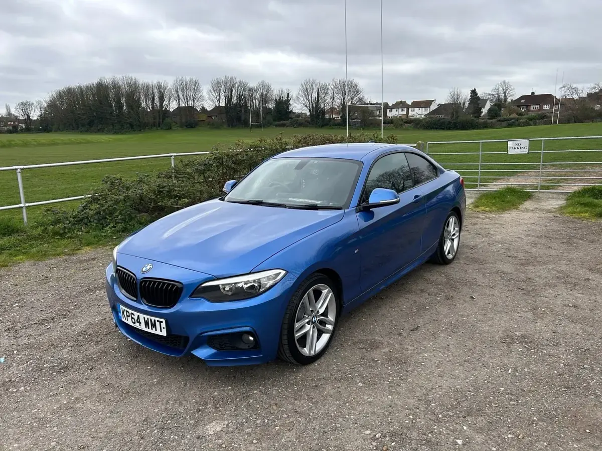 Used BMW 218 M Sport 2014 Blue Coupe