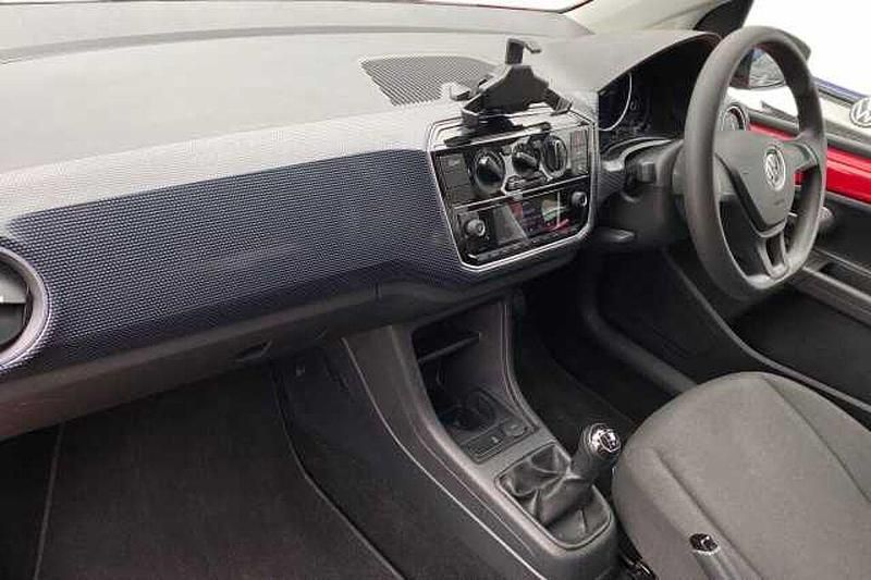 Used VW up! Black Edition 65 HP (47 kW) 2021 Red Hatchback