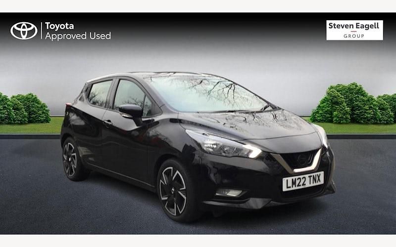 Black Used 2022 Nissan Micra Acenta Hatchback | £11,595 (Fair price) - Image 1/4