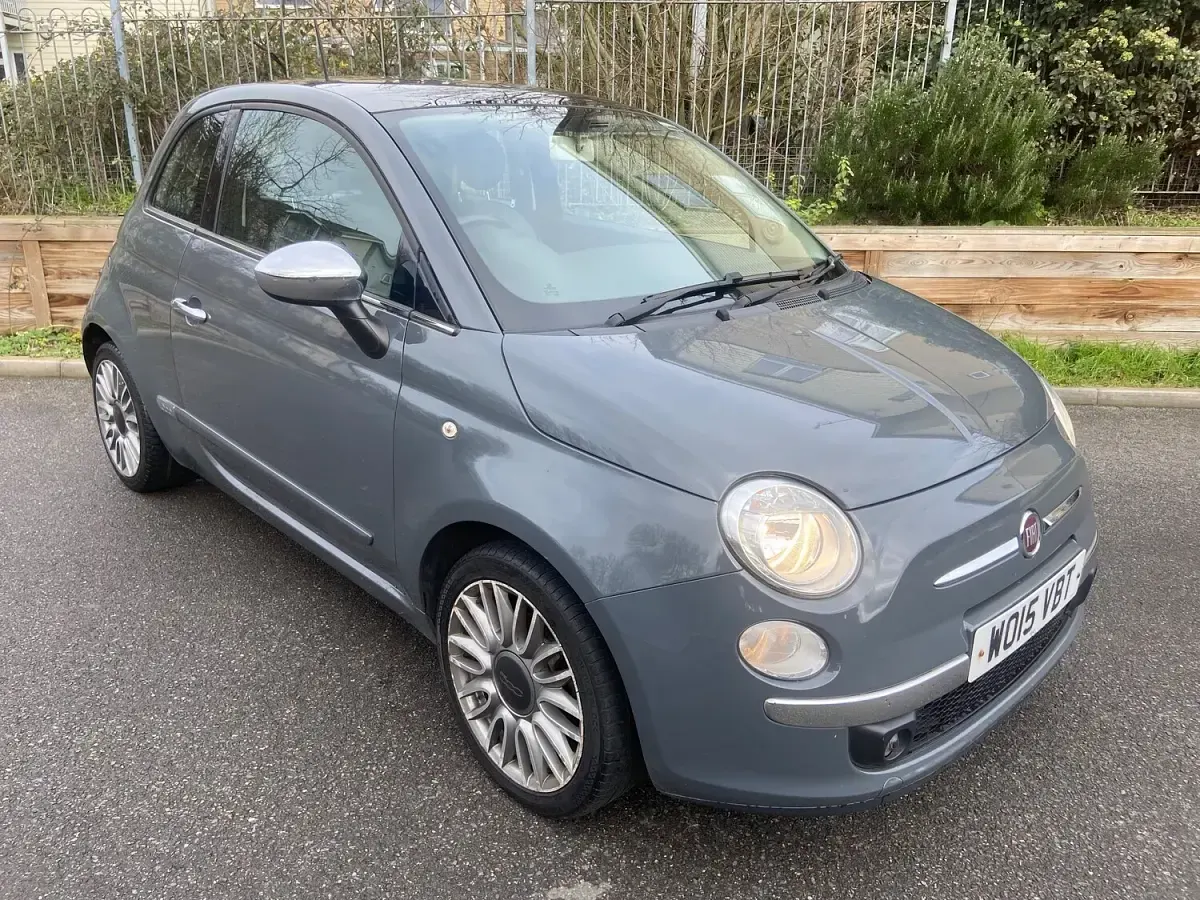 Used Fiat 500 69 HP (50 kW) 2015 Grey Hatchback