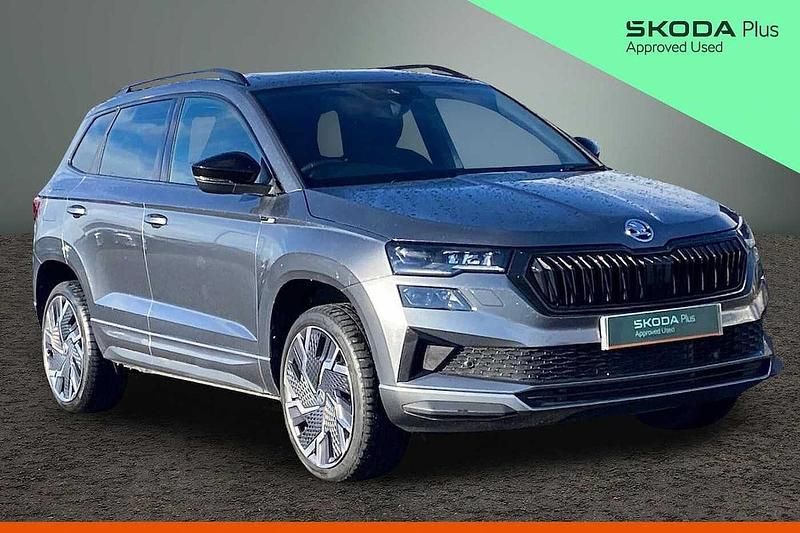 Used Skoda Karoq SportLine 110 HP (80 kW) 2023 Graphite grey metallic SUV