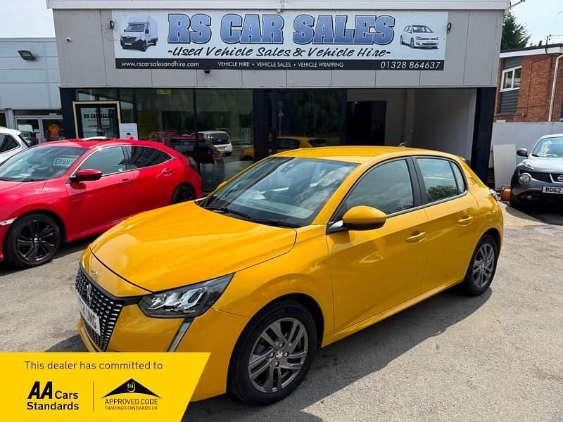 Yellow Used 2021 Peugeot 208 Active Premium Hatchback | £9,995 (Super price) - Image 1/4