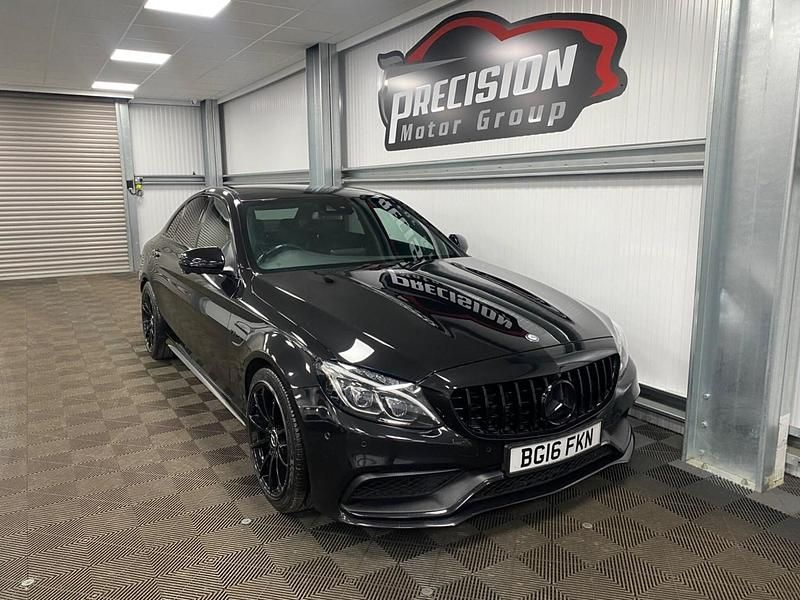 Black Used 2016 Mercedes C63 AMG Premium Sedan | £23,995 (Fair price) - Image 1/4