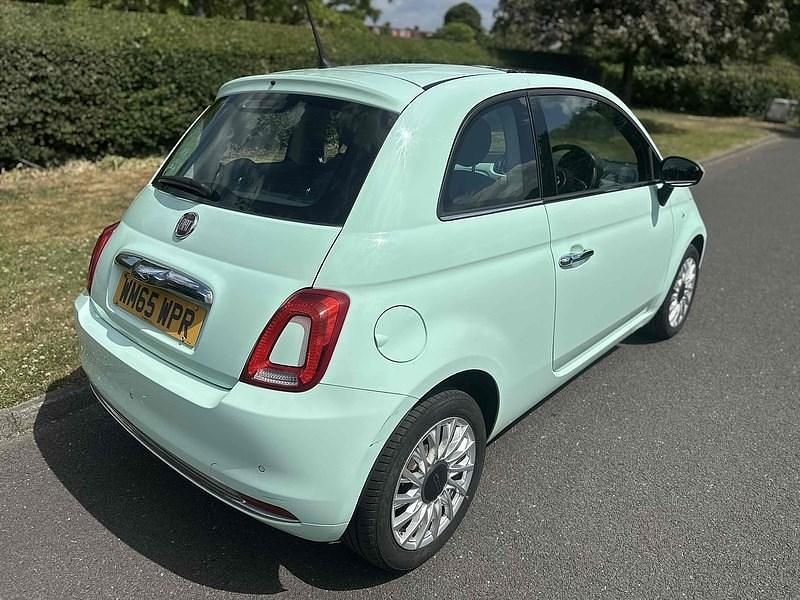 Used Fiat 500 Lounge 69 HP (50 kW) 2015 Green Hatchback