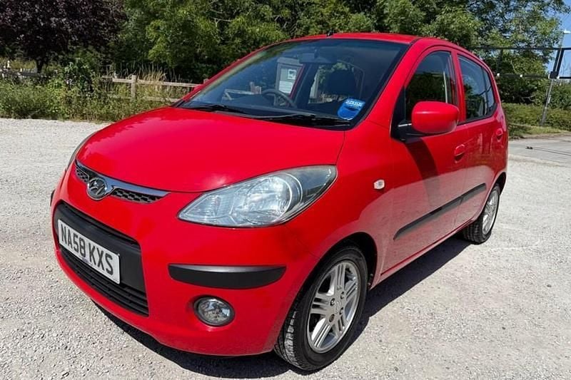 Red Used 2008 Hyundai i10 Comfort Hatchback | £3,995 (A bit pricey) - Image 1/1