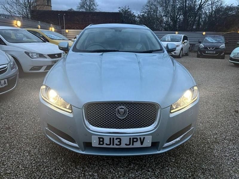 Used Jaguar XF Sportbrake Premium Luxury 240 HP (176 kW) 2013 Blue Estate