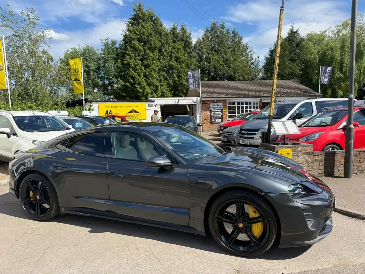 Used Porsche Taycan Performance Package 559 kW (761 HP) 2020 Grey Sedan