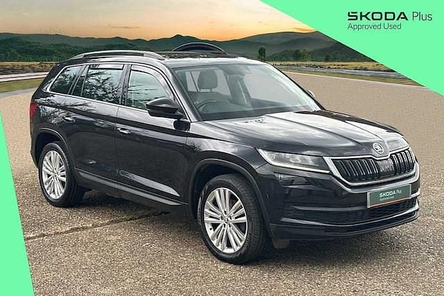 Black magic pearlescent Used 2017 Skoda Kodiaq SUV | £17,900 (Fair price) - Image 1/4