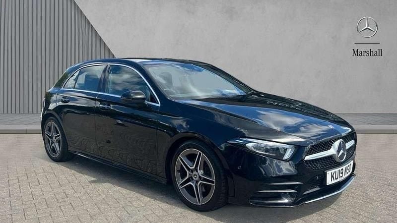 Black Used 2019 Mercedes A200 Premium Plus Hatchback | £19,569 (Expensive) - Image 1/4