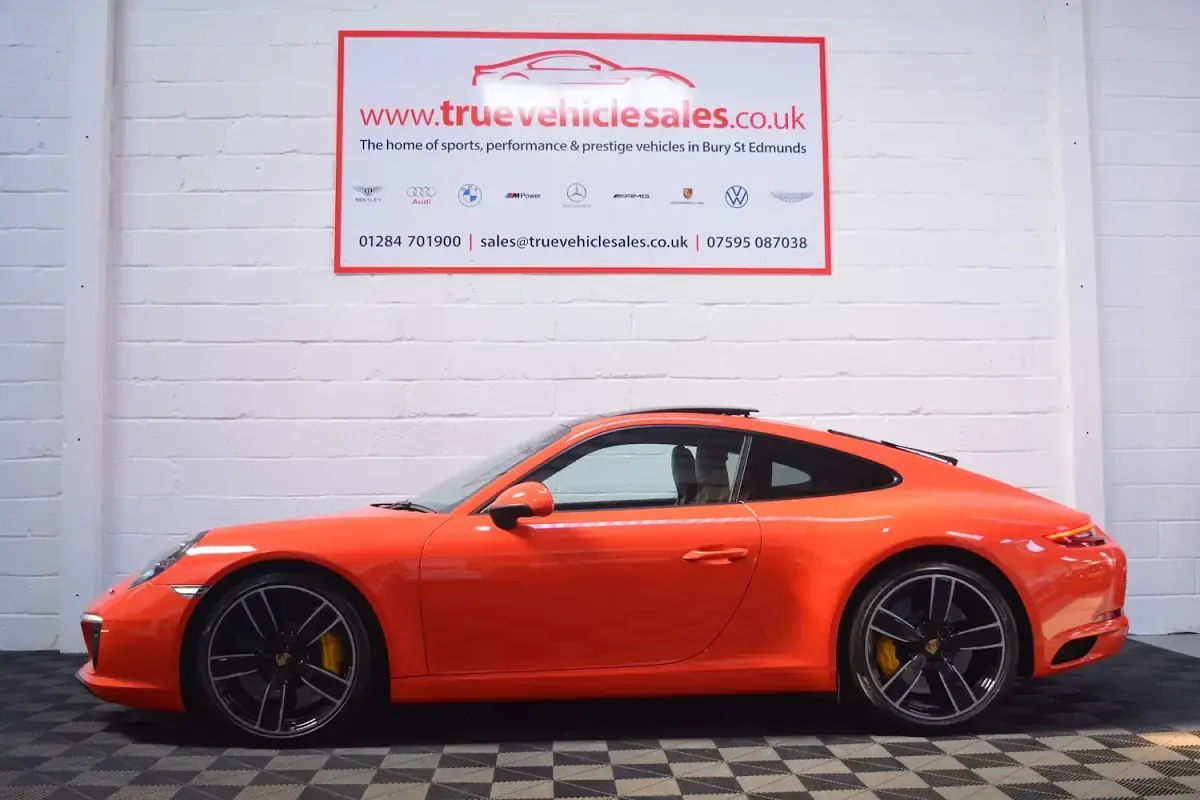 Used Porsche 911S 2016 Orange Coupe