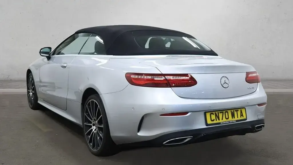 Used Mercedes E220 AMG line 2020 Silver Cabriolet