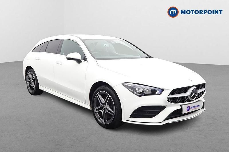 White Used 2022 Mercedes CLA250e AMG Line Premium Sedan | £23,099 (Fair price) - Image 1/4
