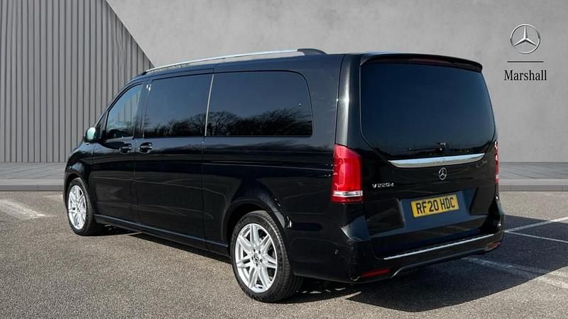 Used Mercedes V220 AMG line 163 HP (119 kW) 2020 Obsidian black MPV