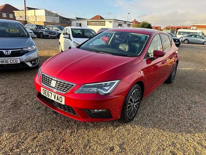 Red Used 2018 Seat Leon XCELLENCE Hatchback | £9,695 (Fair price) - Image 1/4
