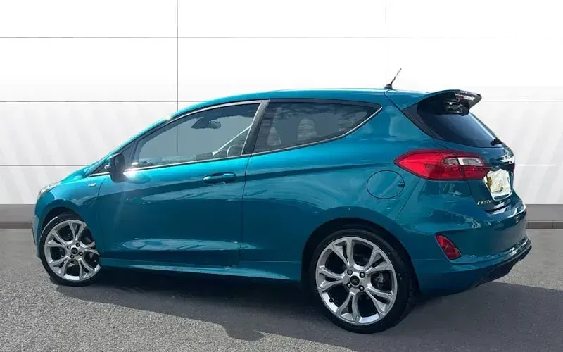 Used Ford Fiesta ST-Line 101 HP (74 kW) 2018 Blue Hatchback