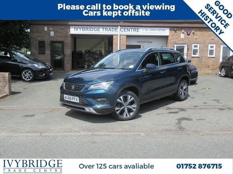 Blue Used 2018 Seat Ateca SE Technology SUV | £7,995 (Fair price) - Image 1/2