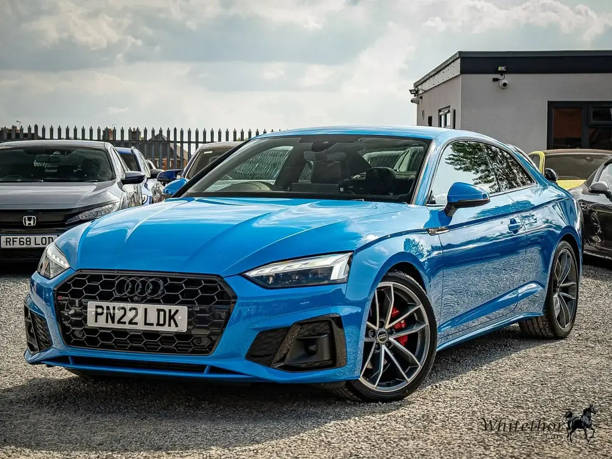 Used Audi A5 S-Line 2022 Blue Coupe