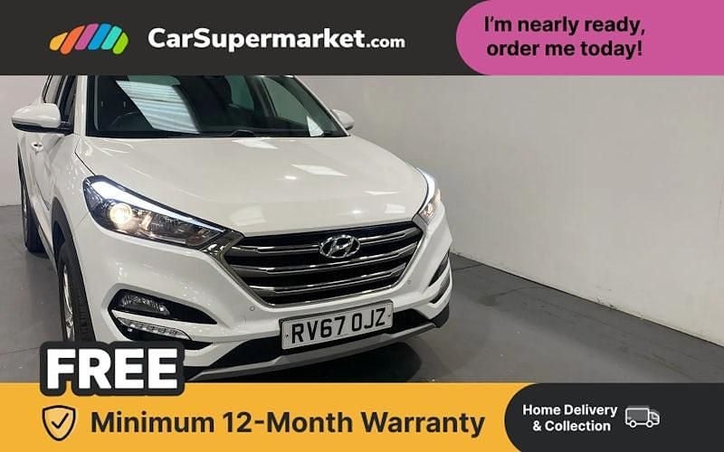 Used Hyundai Tucson Premium 116 HP (85 kW) 2017 White SUV