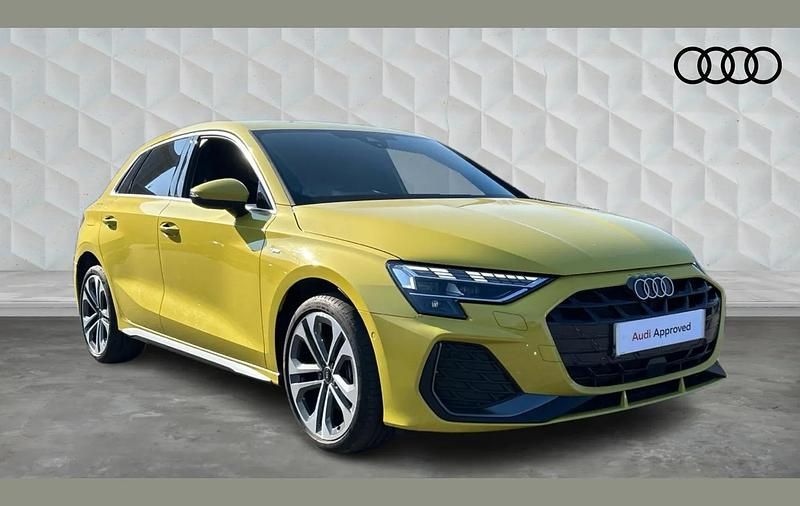 Used Audi A3 e-tron S-Line 200 HP (147 kW) 2025 Yellow Hatchback