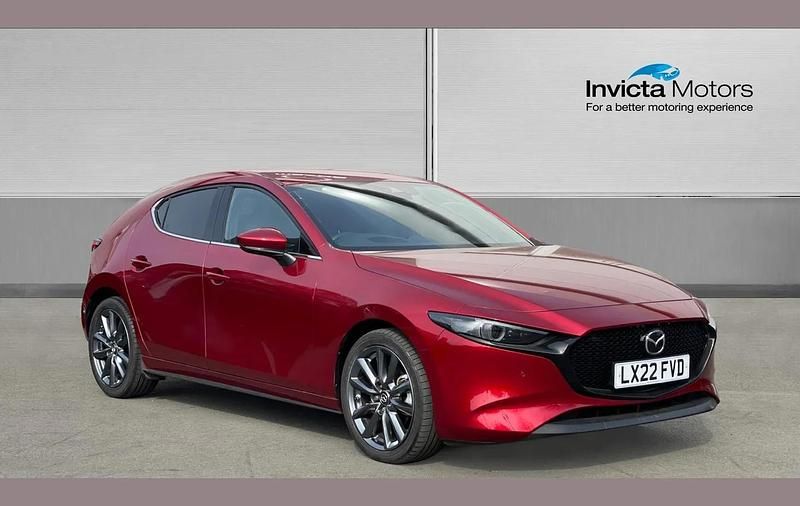 Used Mazda 3 Edition 120 HP (88 kW) 2022 Red Hatchback