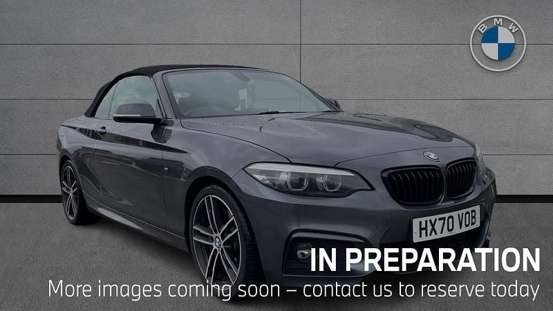 Grey Used 2020 BMW 220 M Sport Cabriolet | £21,490 (Good price) - Image 1/4