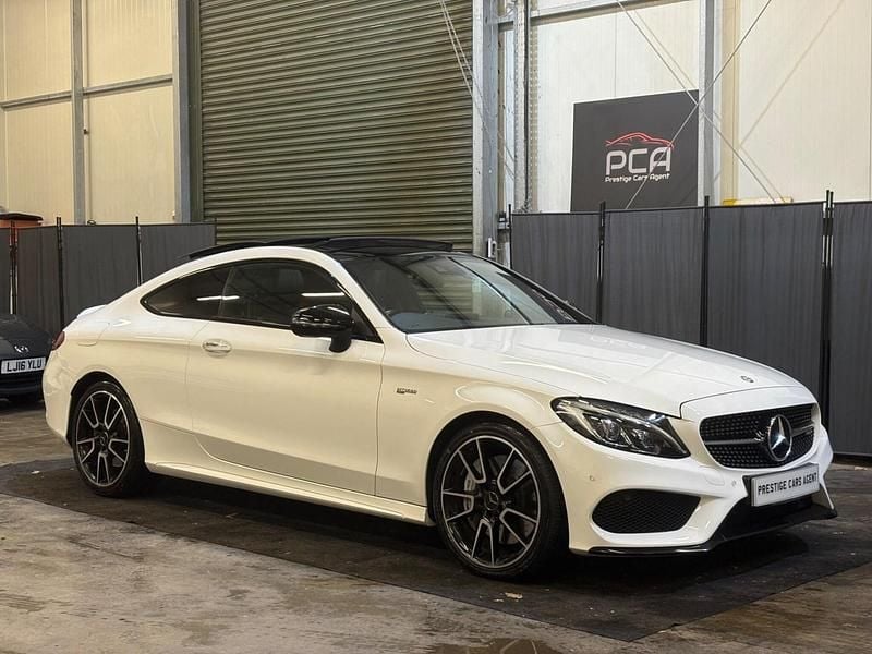 White Used 2016 Mercedes C43 AMG Premium Plus Coupe | £23,490 (Fair price) - Image 1/4