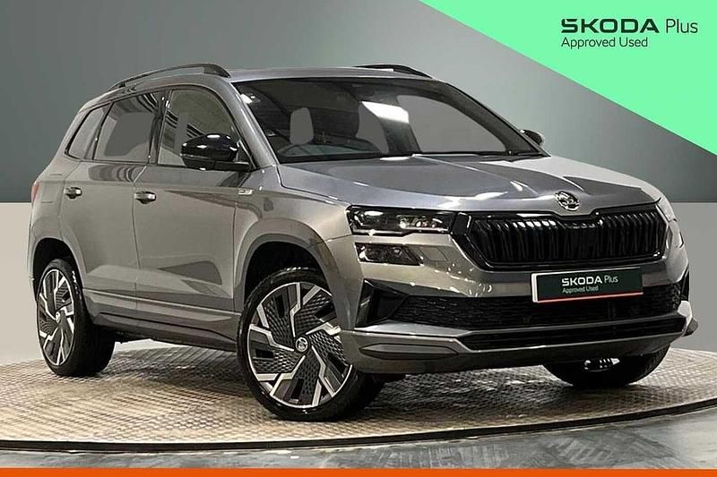 Used Skoda Karoq SportLine 110 HP (80 kW) 2022 Graphite grey metallic SUV
