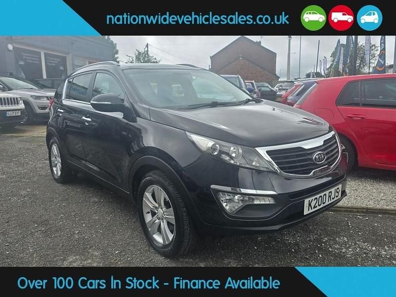 Black Used 2012 Kia Sportage 2 SUV | £3,572 (Fair price) - Image 1/4