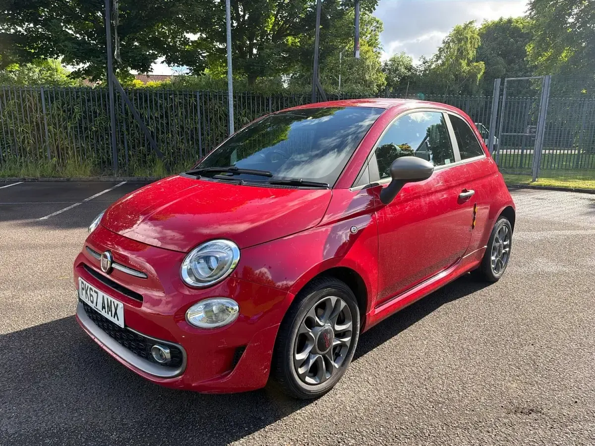 Used Fiat 500 S 69 HP (50 kW) 2017 Red Hatchback