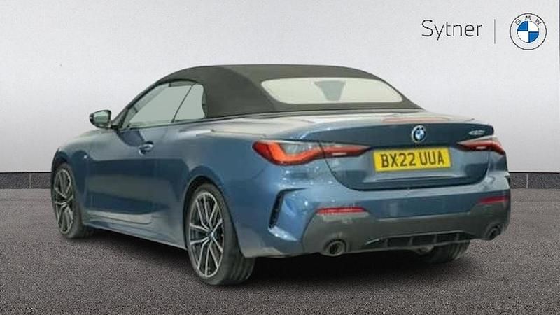 Used BMW 420 M Sport 181 HP (133 kW) 2022 Blue Cabriolet