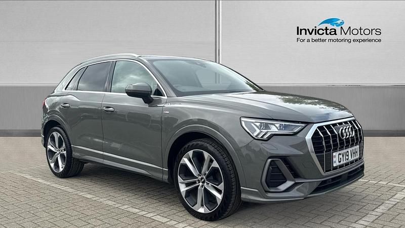 Grey Used 2019 Audi Q3 S-Line SUV | £18,999 (Fair price) - Image 1/4