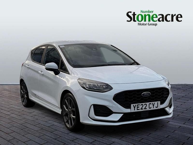 White Used 2022 Ford Fiesta ST-Line Hatchback | £13,990 (Fair price) - Image 1/4